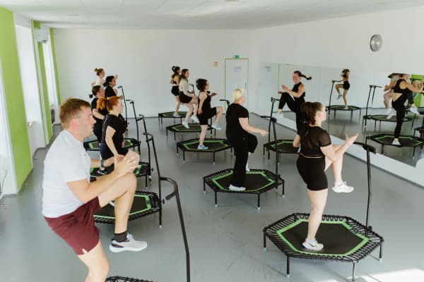 Fotografie z Jumping lekce v zeleném sále